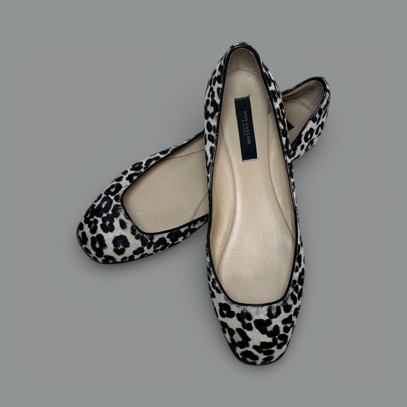 AnnTaylor calf’s hair Leopard Print Women's Flats - Picture 2 of 12